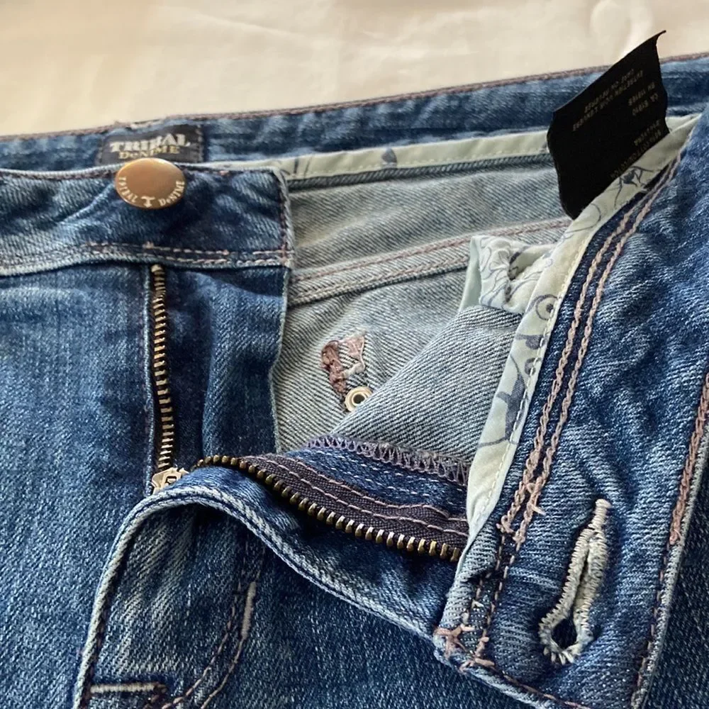 Tribal Denime Celine mid waist skinny leg denim jeans 31/12Regular - Picture 10 of 10